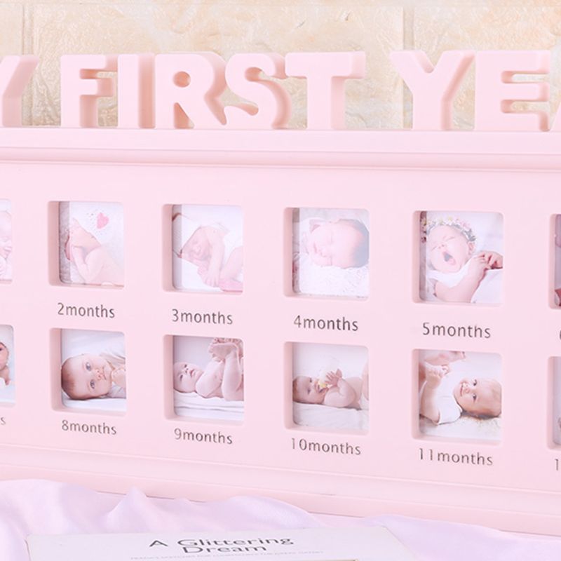 My First Year Photo Frame Monthly Milestone